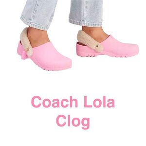 Coach Lola Soft Pink Mules